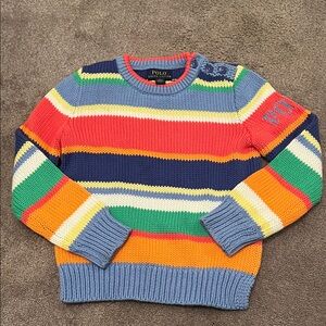 Polo by Ralph Lauren Colorful Striped Crewneck Sweater